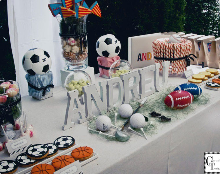 Candy Bar comunion, decoracion mesa chuches comunion, comunion trendy
