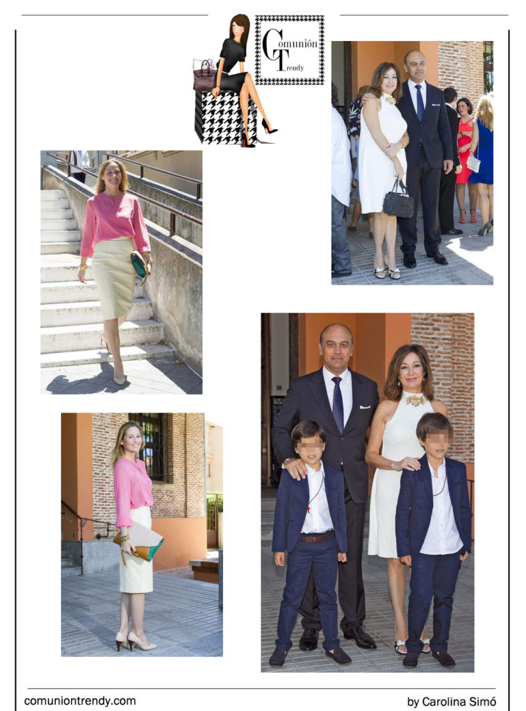 Comunion hijos Ana Rosa Quintana, vestidos mama comunion, comunion hijos de famosos, comunion trendy