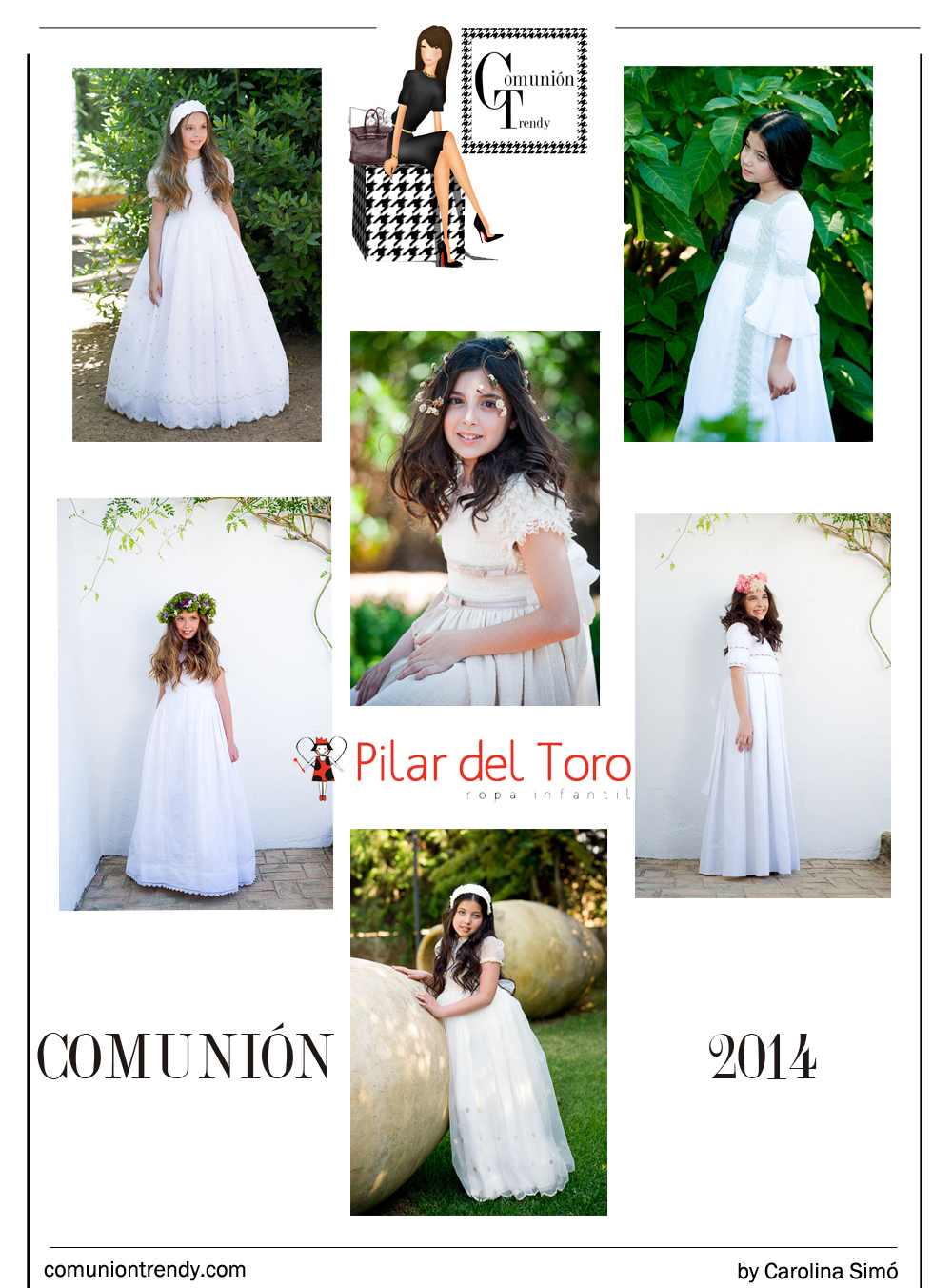 Pilar del Toro Vestidos Comunion, Comunion Trendy, Trajes Comunion ninas, 4